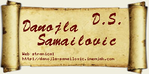 Danojla Samailović vizit kartica